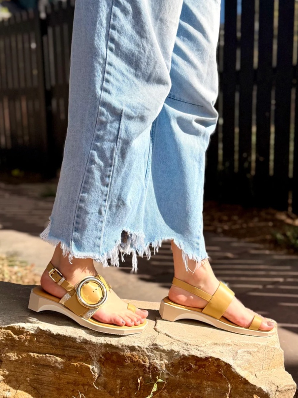 4CCCCEES Follin Torus Sandal in Skin